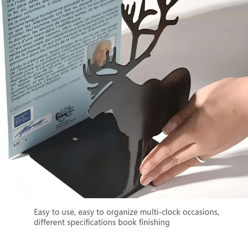 2 шт./компл. книжный держатель Elk книжные Полки книжная подставка винтажный