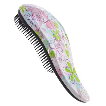 

Hair Detangling Brush Professional Comb for Wet Dry Hair No Tangle Hair Brush Scalp Brush (Flower Sea)