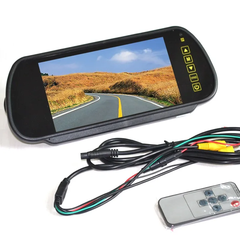 7 Inch Clip on Rear View Mirror Monitor 
