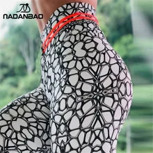NADANBAO новые летние леггинсы Женская спортивная форма Леггинсы для женщин с цифровым 3d-рисунком леггинсы с высокой талией эластичные леггинсы