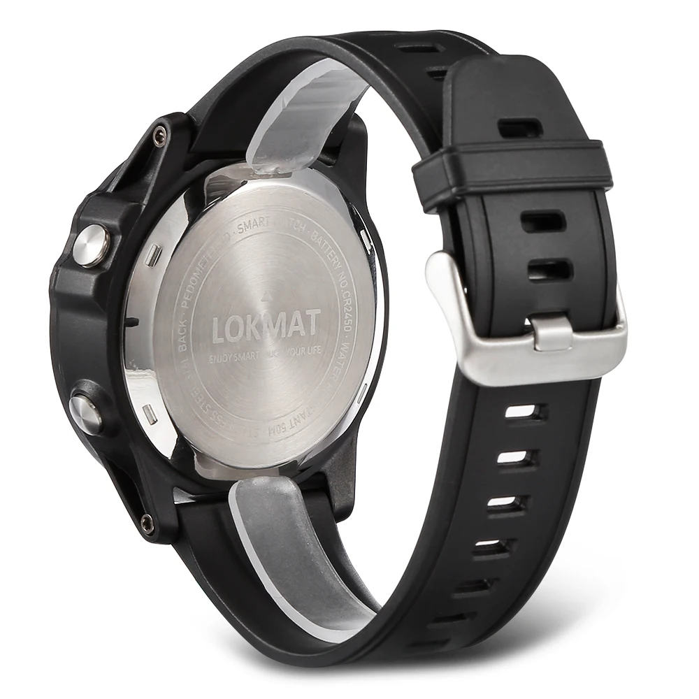 LOKMAT EX26 Для мужчин Smart Watch Sport шагомер IP68 Водонепроницаемый Bluetooth цифровые часы