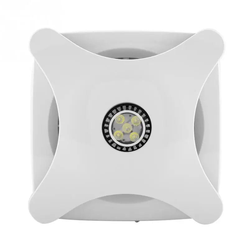 28W вытяжной вентилятор de aire стены Silent Extractor Вытяжной с светодиодный светильник