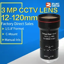 3,0 мегапикселя 12-120 мм HD CCTV объектив Ручной Ирис варифокальный C крепление объектива для ip-камер объектив с низким искажением объектив fa