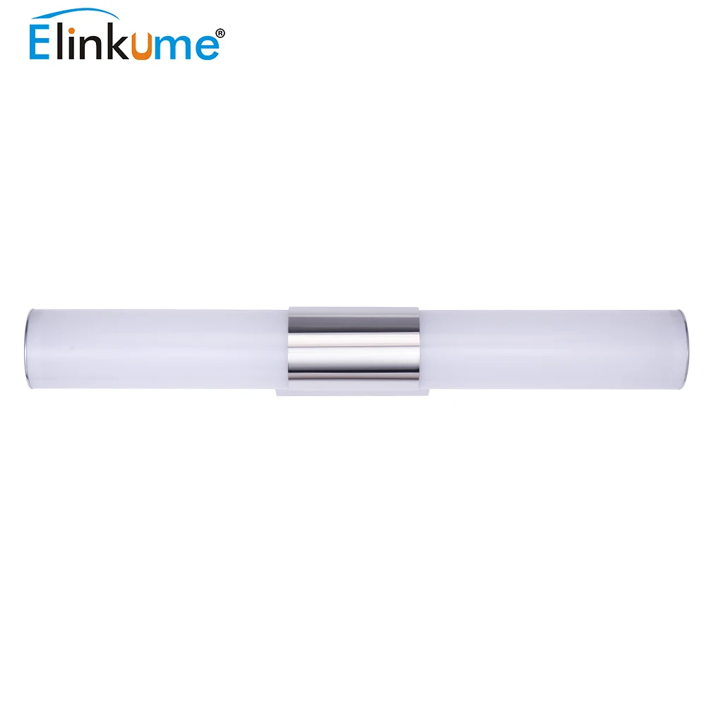 

8W Modern Minimalist Stainless Steel Bathroom Bedroom Cabinet Lights Wall Lamp Light Makeup Warm White