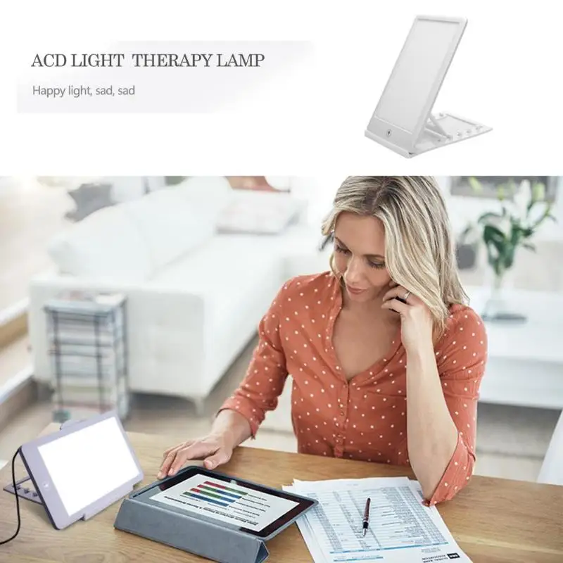  12V Therapy Light 3 Modes Seasonal Affective Disorder Phototherapy 6500K Simulating Natural Dayligh - 32985723378