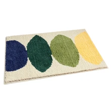 Домашний комфортный ковер Флокирование мультфильм лимон ванная комната Противоскользящие коврики кухня абсорбирующие колодки Флокирование