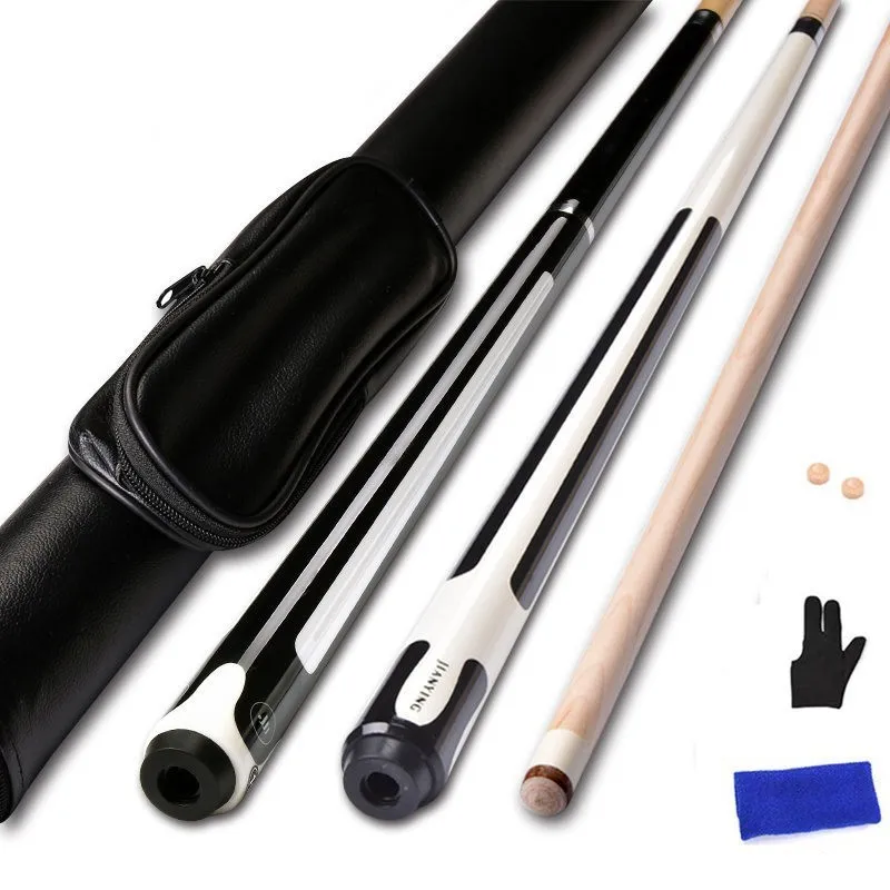 

58 Inch Billiards Snooker Maple Pool Cue Stick 10/11.5/12.75mm With Cue Tip For Nine-ball Ball With Accessories