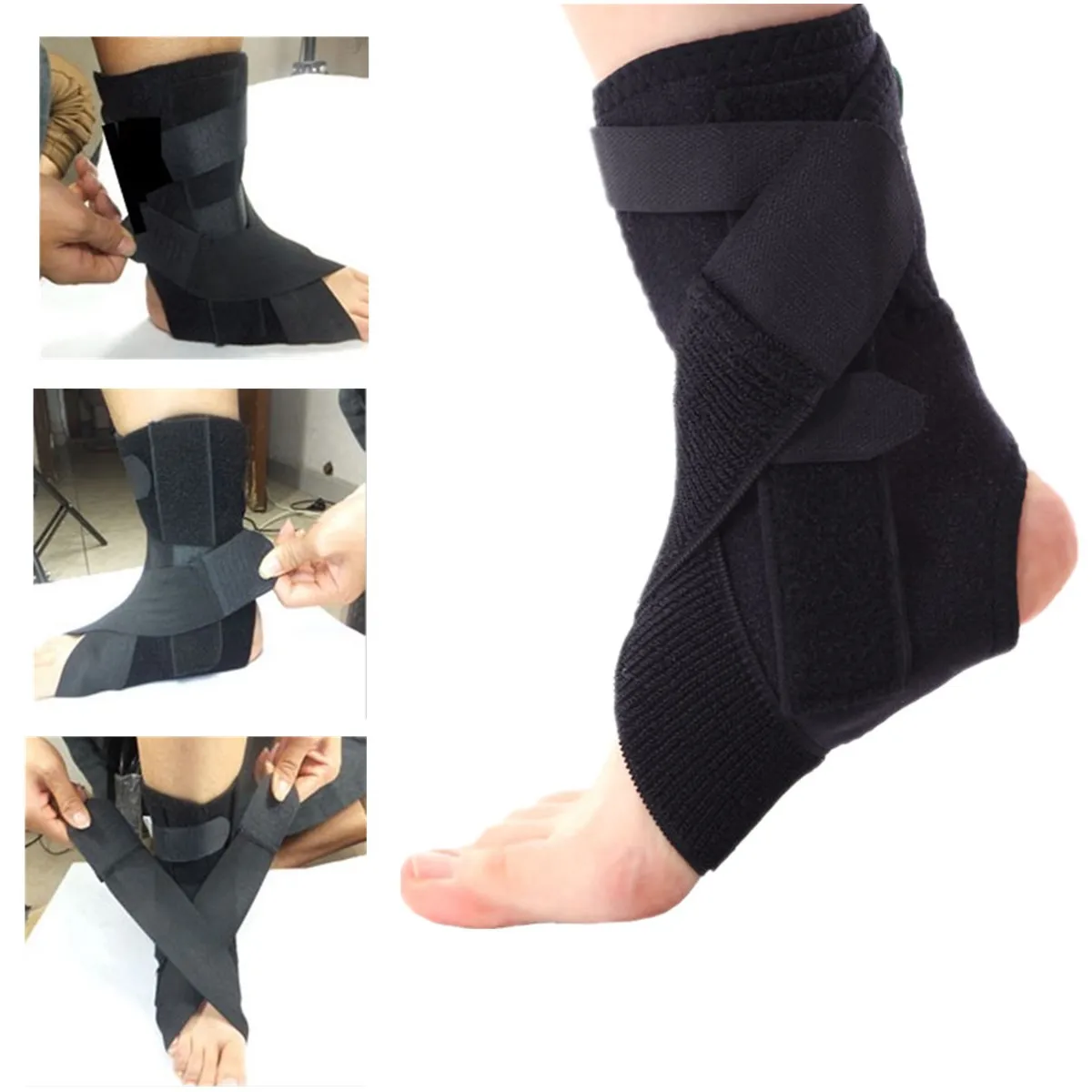 

1PCs Sports Safety Ankle support Pad Protection Ankle Bandage Elastic Brace Guard Support Sports Gym Foot Wrap Protection