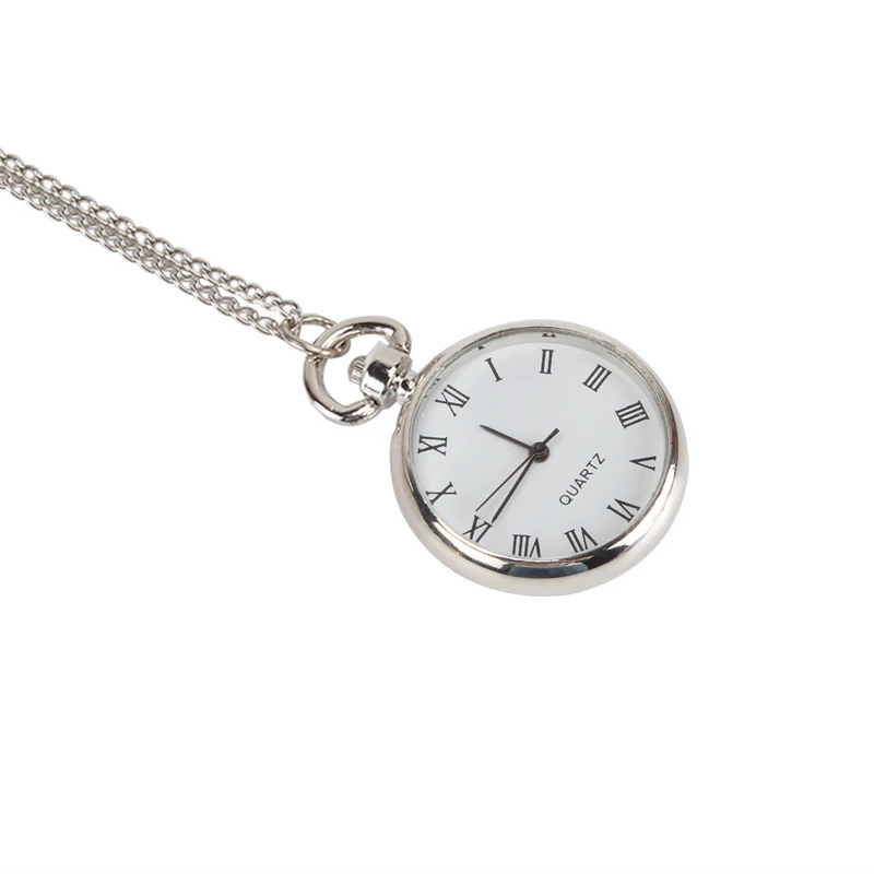 

1PC High Quality Pocket Watch Men Necklace Bronze Pendant Chain Clock Gift Quartz Watch