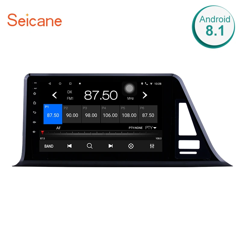 Perfect Seicane Android 8.1 HD Touch Screen 9 inch GPS Navigation Radio for 2016-2018 Toyota C-HR LHD Bluetooth 3GWifi multimedia player 0