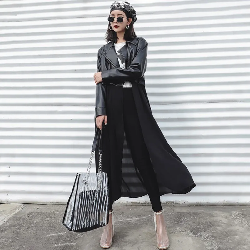 TWOTWINSTYLE pu кожаные куртки для женщин с длинным рукавом плюс толстый Корейский