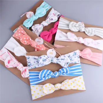 

Pudcoco New Fashion 3pcs/Set Newborn Headband Ribbon Elastic Baby Headdress Kids Hair Band Girls Bow