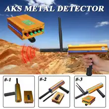 Открытый AKS 3D ручной антенный металлодетектор локатор сканер золото минеральный обнаруживающая машина 14/25 метров Deepth детектор