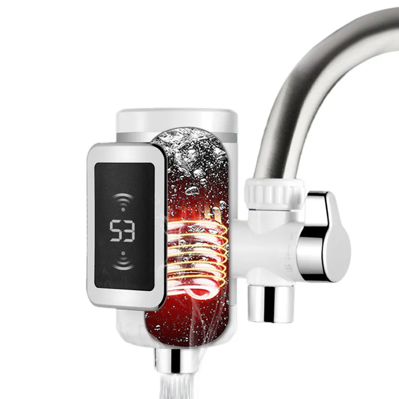 Новый WF 009 3000 Вт кухонный смеситель для воды 3 сек светодиодный Электрический