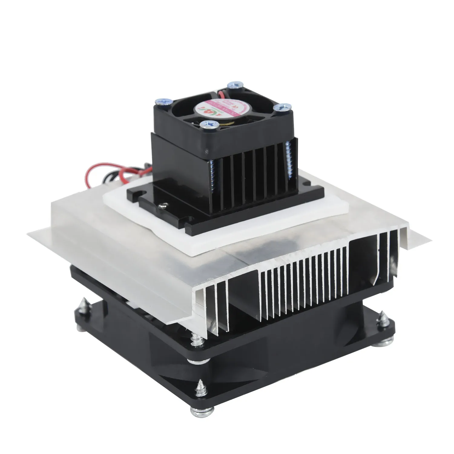 

12v 6a Thermoelectric Peltier Refrigeration Cooling System Kit Cooler Fan Diy