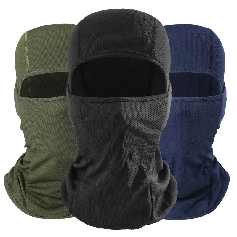 New Outdoor Face Mask Motorcycle Full Face Mask Balaclava Ski Neck Protection Windproof Sun Protection Mask 8Colors Hot