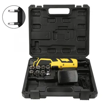 

12V 3/8" 40Nm Electric Cordless Right Angle Ratchet Wrench Set EU Plug 230V Repair Tools Set