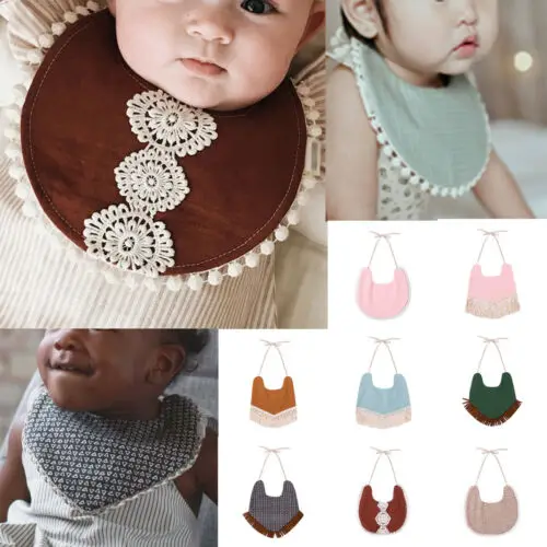 

New Baby Boy Girl Toddler Infant Waterproof Saliva Towel Feeding double-deck Bibs