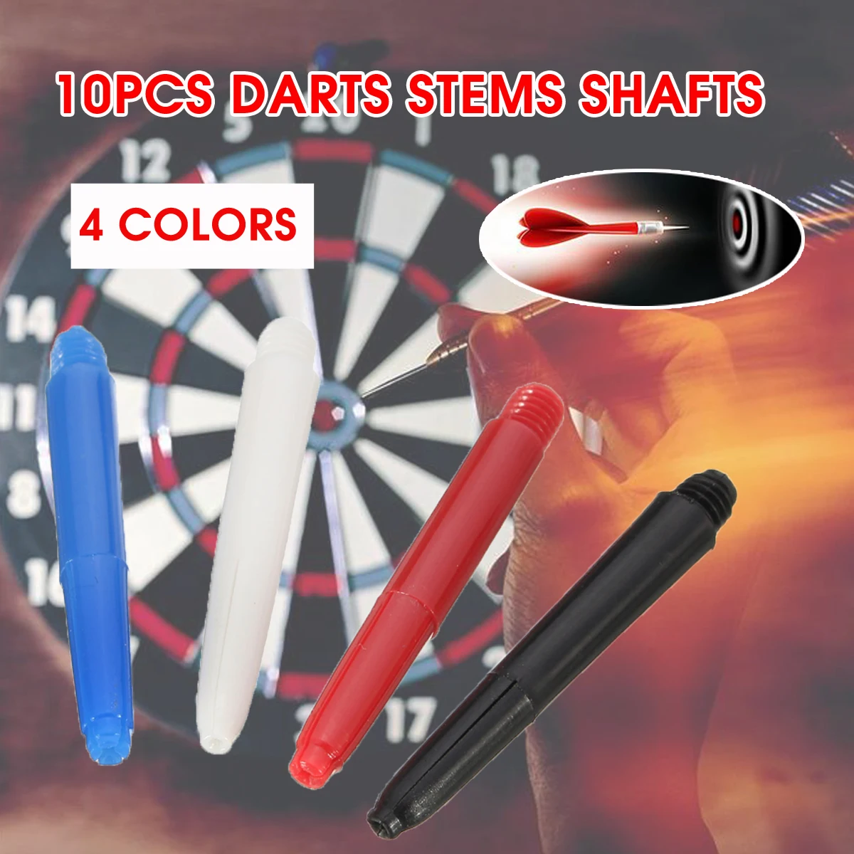 Hot Sale 10Pcs/lot 35mm Length Darts Shafts Plastic Darts Stems Shaft