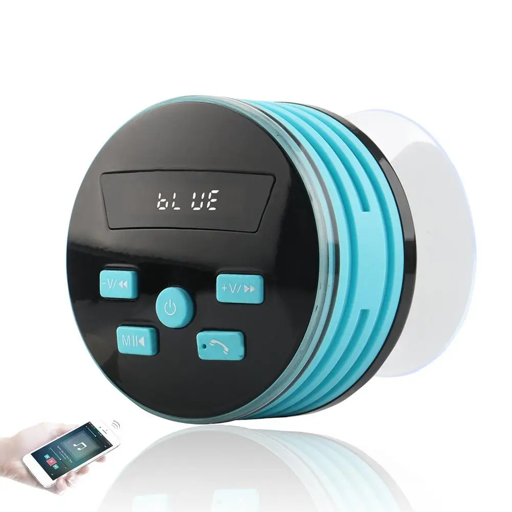 

7-Level Waterproof Wireless Speaker Mini Portable Dustproof Shockproof Built-in Microphone With Suction Cup High Quality New