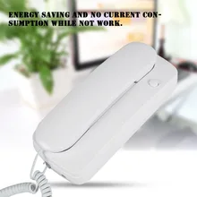 Проводной AC DC двухсторонний Интерком домофон аудио вилла домашний офис Невизуальный домофон Горячая