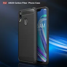 Углеродное волокно чехол для ASUS Zenfone Max pro M2 ZB631KL ZB633KL M1 ZB601KL live L1/ZA550KL 5Z ZS620KL/ZE620KL 5 lite/ZC600KL чехол