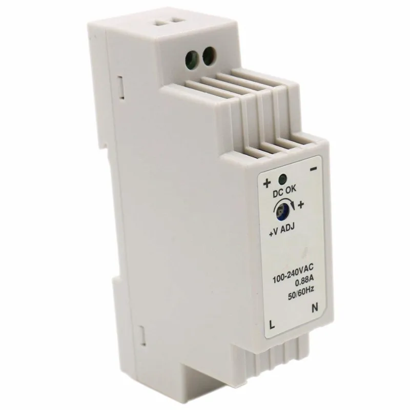 DR 15 12V 24V Single Output Industrial DIN Rail Switching Power Supply