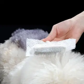 

Pet Comb Cleaning Net Airbag Comb Cleaner Protective Net