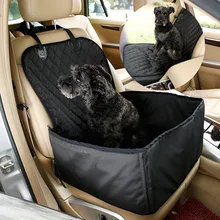 Черная нейлоновая Водонепроницаемая переноска для путешествий 2 в 1 для собак, Складная Толстая переноска для домашних животных, кошек, собак, автомобильный чехол для сиденья, уличная сумка для домашних животных, гамак