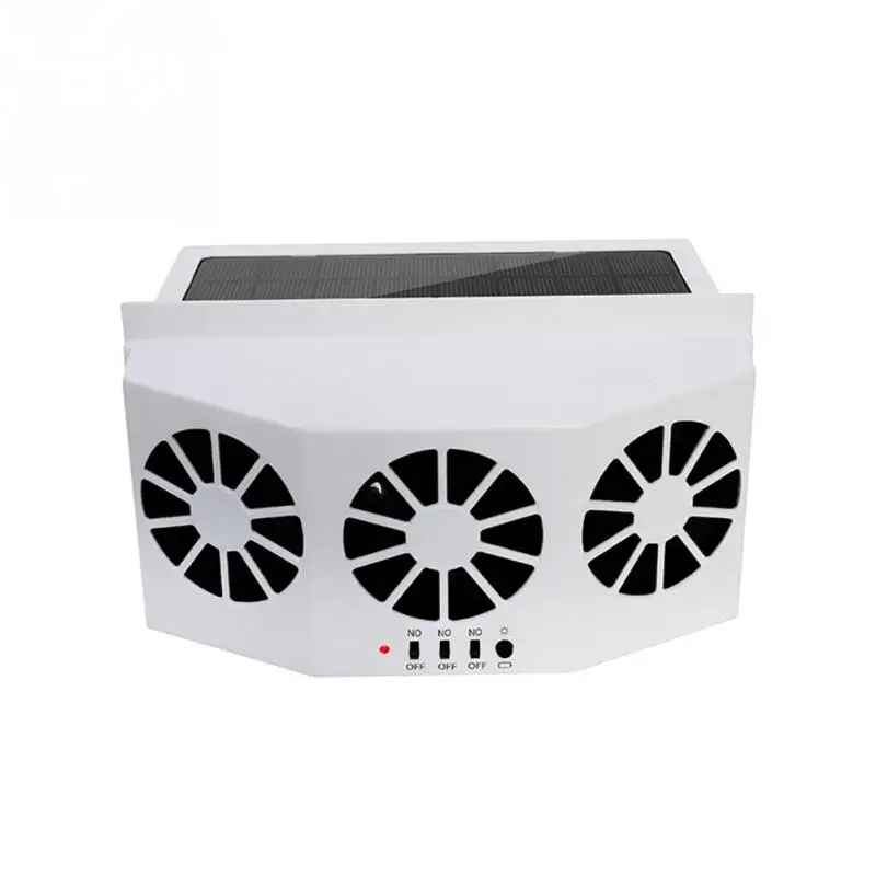 

3 Cooler Car Fan Solar Energy Cooling Vent Exhaust Portable Safe Auto