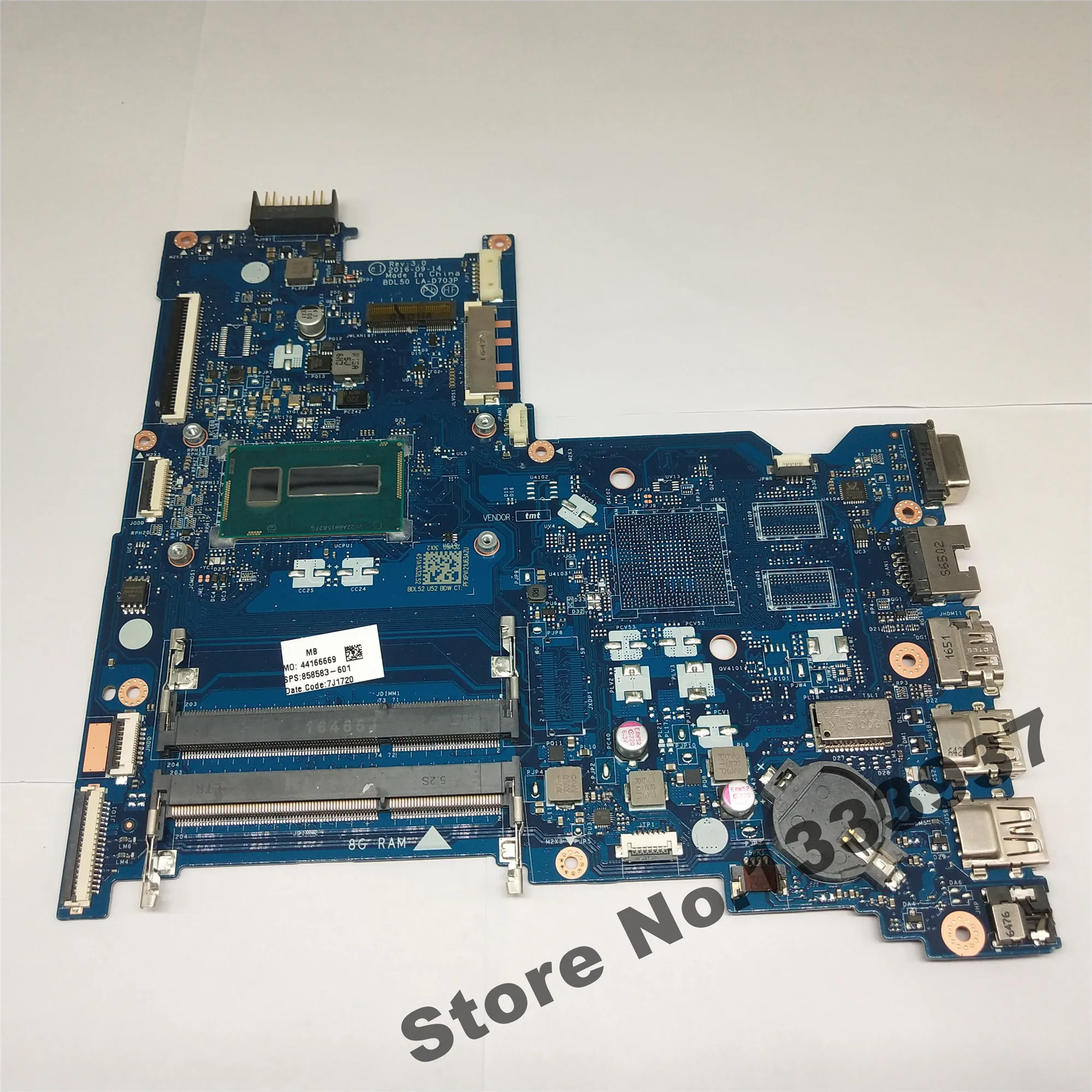 Для hp 250 G2 G5 15-AY Материнская плата ноутбука 858583-601 858583-501 858583-001 аккумулятор большой емкости BDL50 LA-D703P i3-5005U SR27G DDR3