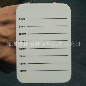 

100pcs fashion Makeup Acrylic Eyelashes Extensions Pallet Bandage Lash Palette Glue Pad Lashes Display Eyelash Holder new