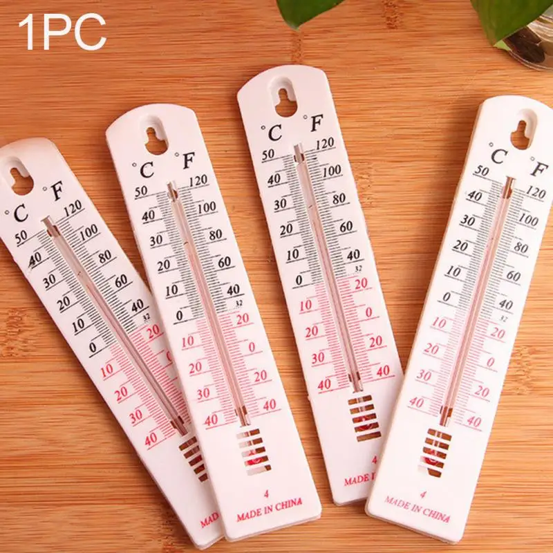 Durable Straight Wall Hanging Thermometer Indoor Outdoor Garden