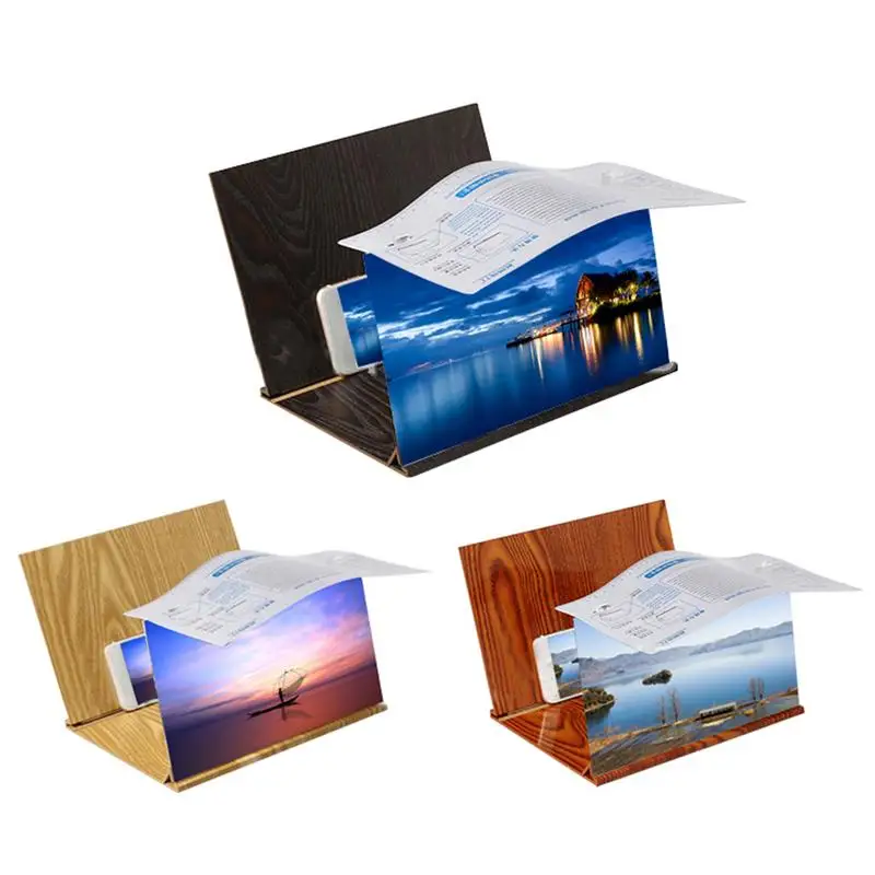 

Anti-reflective Phone Screen Magnifier Phone Holder Eye Protection Display 3D Video Screen Amplifier Folding Enlarged Expander