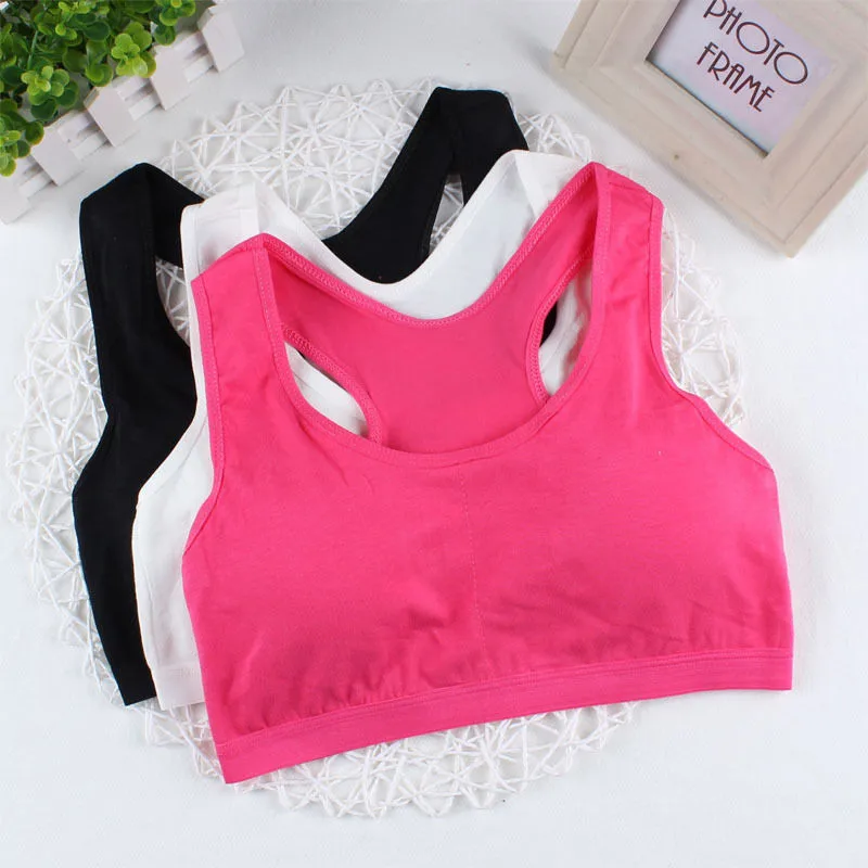 

Padded Fitness Women 2019 Running Gym Breathable Sports Top Shockproof Student Vest Training Yoga Bra Seamless Solid Sport Bras