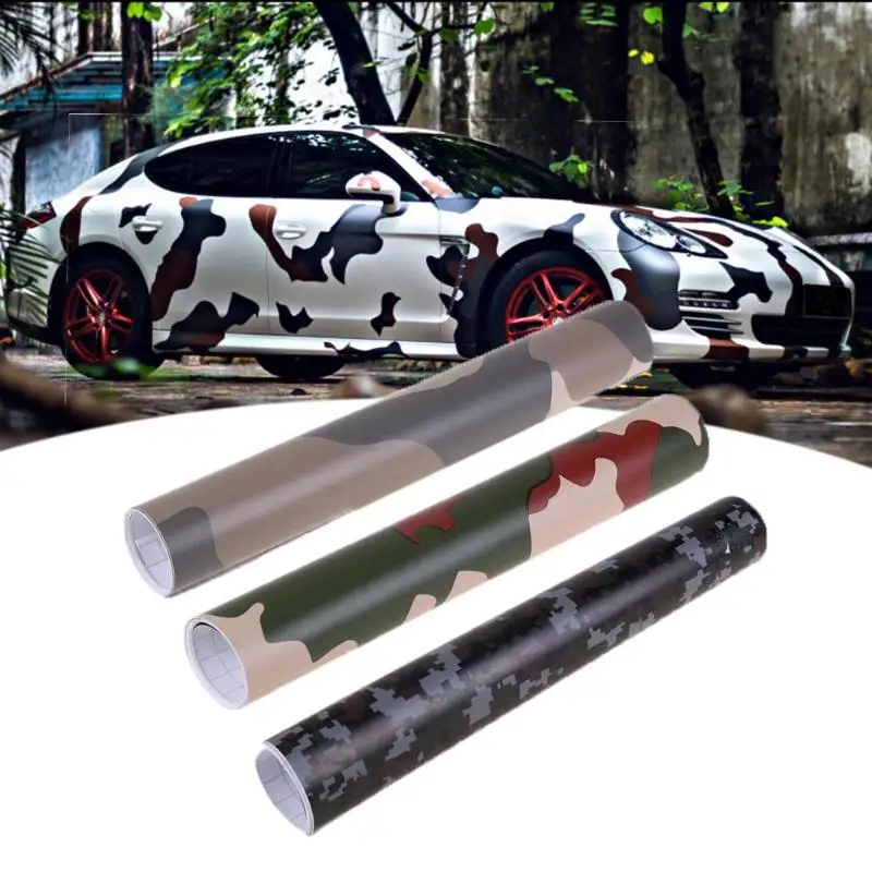 

VODOOL 150x30cm Full Body Car Accessories Camouflage Change Color Jungle Sticker Decoration Reflective Decals