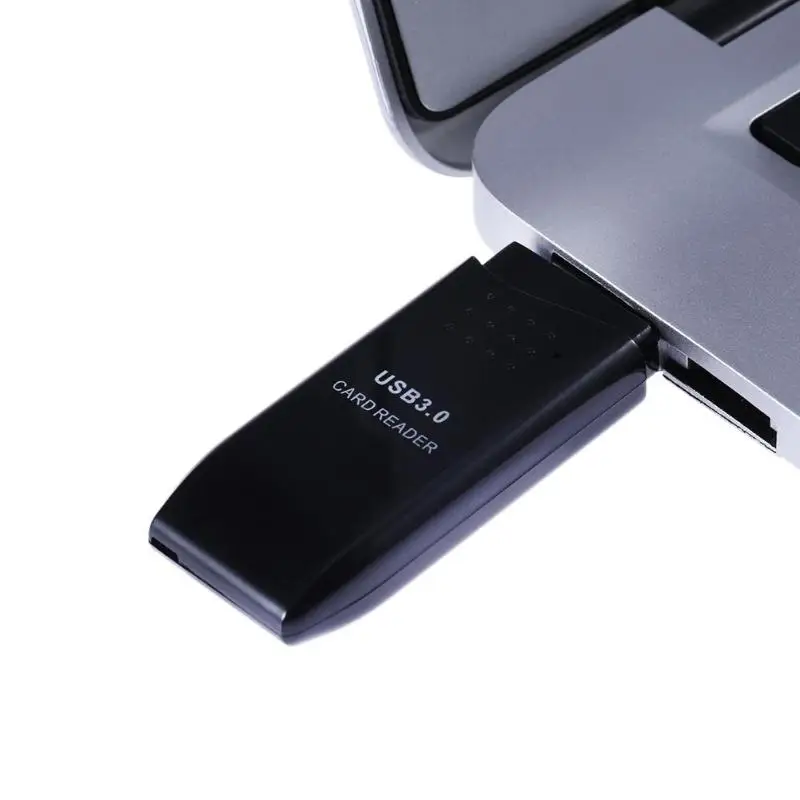 Мини Портативный USB3.0 Порты и разъёмы высокое Скорость 2 в 1 SDXC + TF Card