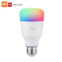 Оригинальный Xiaomi YEELIGHT YLDP06YL 10 W RGB E276/E27 Беспроводное управление WiFi голос приложение Управление умный свет лампы обширные Цвет варианты