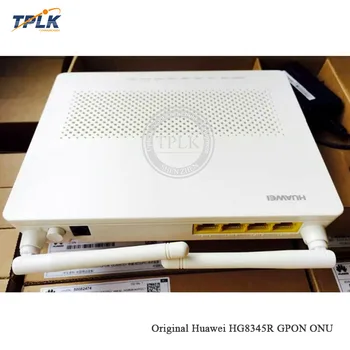 

Wholesale Hua wei Echolife HG8345R with 1GE+3PORT+1TEL GPON ONU wireless Terminal ONU external wifi english version