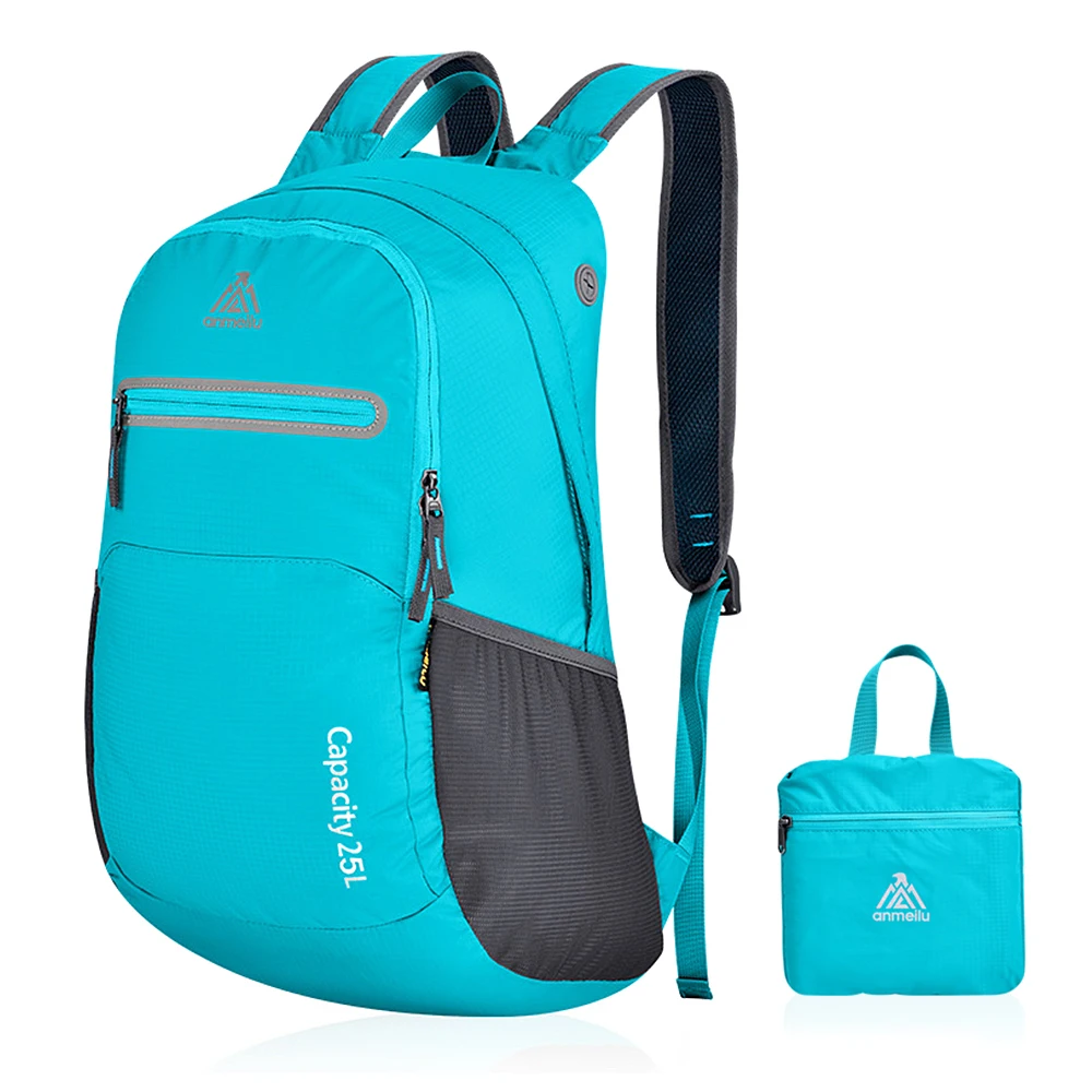 Arrampicata Bicicletta Resistente Sacchetto Campeggio Acqua Light blue red Pieghevole All'aria Escursionismo Di In Leggero Zaino Zainetto Del Sport 25l Blue Escursioni Aperta Pacchetto black green qTIwPHZ