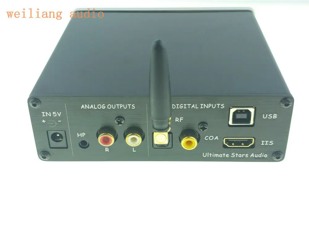 Ustars двойной ES9038Q2M DAC аудиодекодер XU208 XMOS USB I2S DSD Bluetooth 5 0 APTX HD CSR8675|Цифро-аналоговые