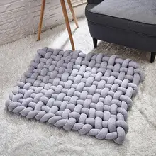 MINOCOOL Hand Woven Mat Baby Crawling Nonslip Mat Cushion Home Decoration Photography Props MINOCOOL Hand Woven Mat Baby Crawling Nonslip Mat Cushion Home Decoration Photography Props
