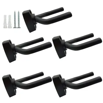 

Black Guitar Hanger Hook Holder Wall Mount Display with Screws Fits Most Guitars