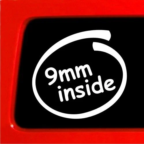9 мм внутри наклейка стикер окна 10 см|Наклейки| |