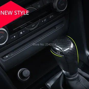 

For Mazda 6 2014 2015 2016 2017 2018 ABS Interior Gear Shift Head Cover Shift Knob Protector Sticker Trim Car Styling Accessory