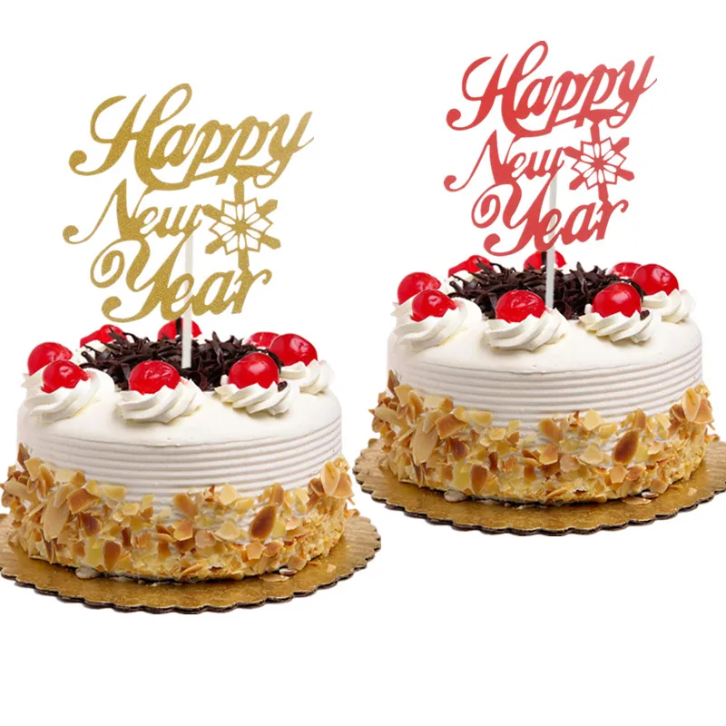 Топпер для торта с надписью Happy New Year|Товары украшения тортов| |