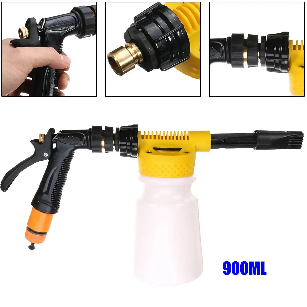 

NEW 900ML Car Washer High Pressure Water Guns Car Cleaning Washing Guns Water Soap Shampoo Sprayer