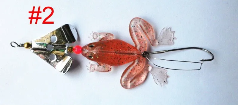 2014 New Fishing Lure Set 4pcs_LOT Rubber Soft Fishing Lures Bass CrankBait Tackle 9cm_3.54'_6.2g spinner spoon Lures0904