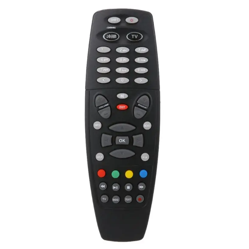 

Smart TV Remote Control Replacement Television Remote Control Unit Black All Functions for DREAMBOX DM800 Dm800hd DM800SE