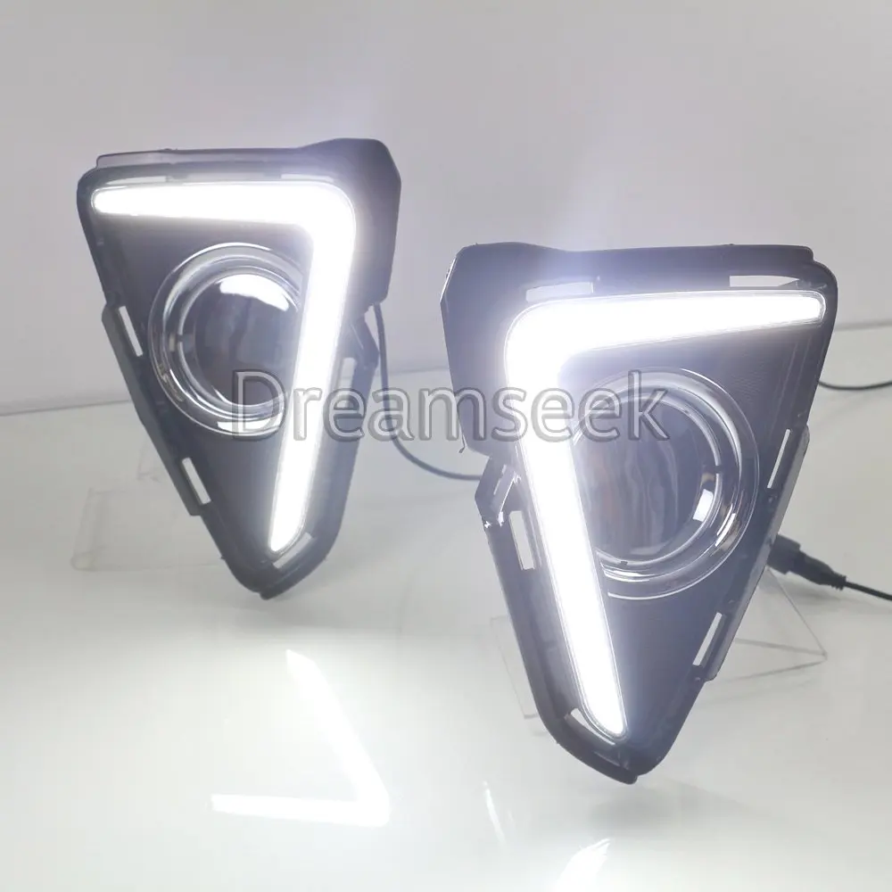 DRL для Toyota RAV4 2016 2017 2018 новый светодиодный светильник дневного света автомобиля